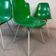 Set of 5 Eames Herman Miller chairs in fibreglass.