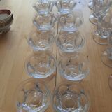 lot decanter and lot of crystal glasses from Lorraine