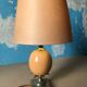 Lampe vintage boule et feuille