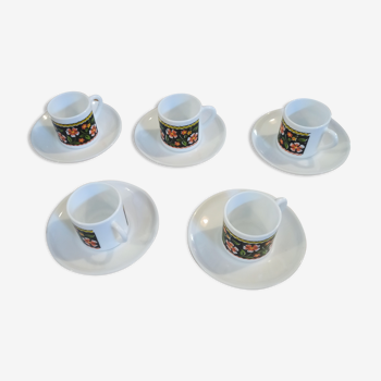 Arcopal vintage coffee cups