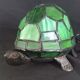 Turtle night light in regulated glass carcass stained glass way