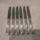 6 silver-plated dessert knives by Christofle Albi, 19.8cm