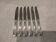 6 silver-plated dessert knives by Christofle Albi, 19.8cm