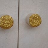 White and gold enfilade, in the Italian style, circa 1980.