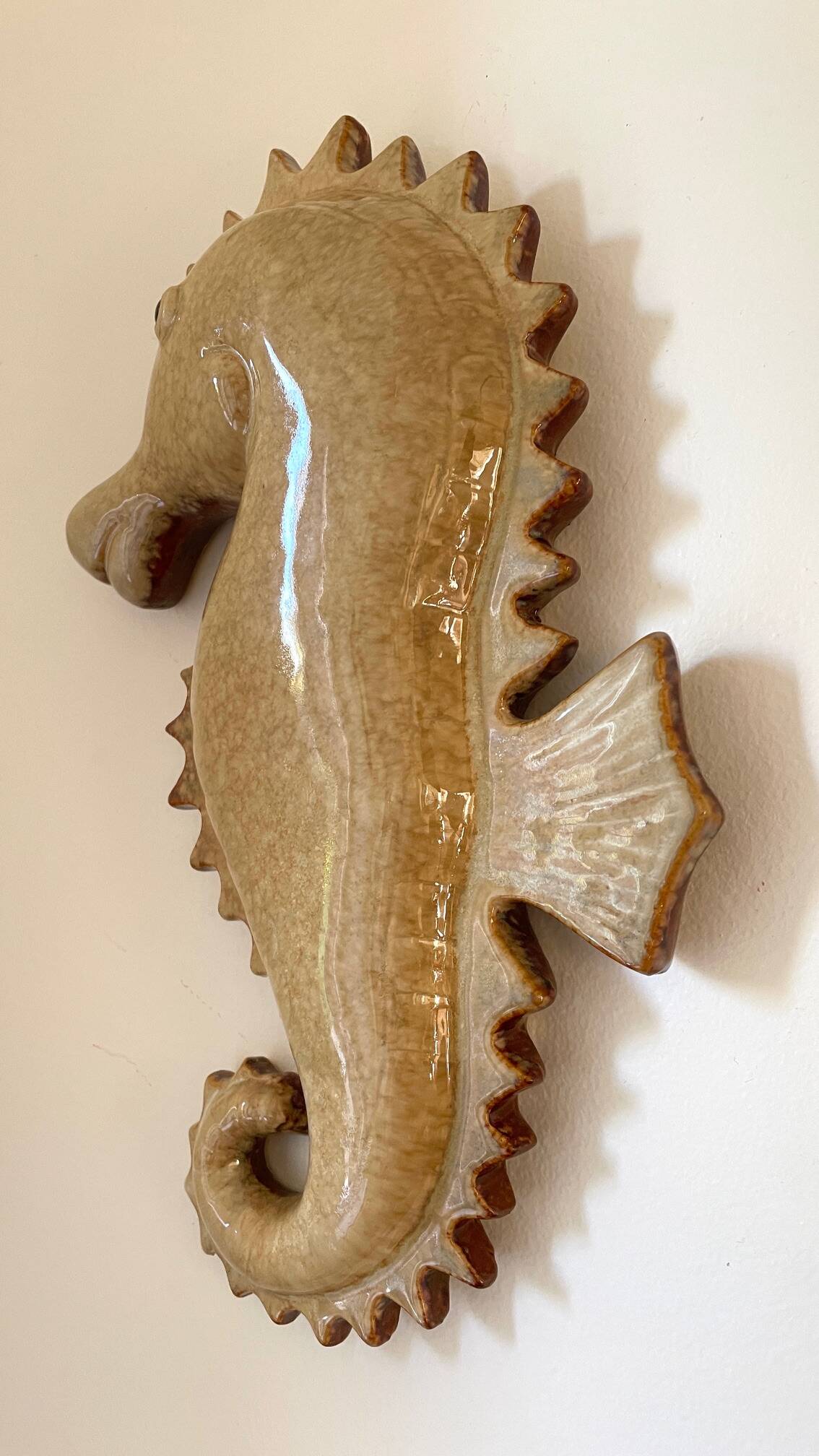 SEAHORSE Ceramic Wall Hanging VINTAGE