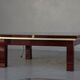 Table basse design 1970 Paco Rabannes en laque
