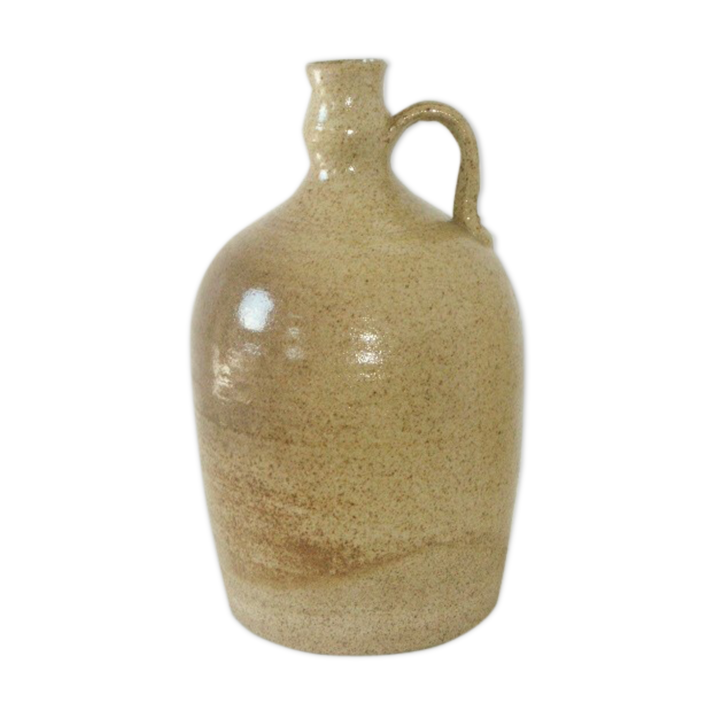 Vintage glazed stoneware jug bottle