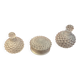 Lalique Cactus perfume bottle and powder box set
