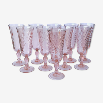 Rosaline champagne flutes Luminarc/Arcoroc