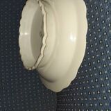 Hollow dish on foot compote, cream, fruits...porcelain