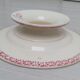 Cake dish on foot in iron earth of Gien model Pink hawthorn