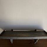 Hudson Farmhouse Folk Art Country Shelf Original Gray Patina