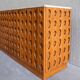 Contemporary Brutalist Carved Wood Sideboard With Travertine Top In review