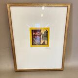 Original silkscreen printed signed 1977