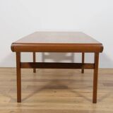 Table basse vintage en teck par Johannes Andersen pour CFC Silkeborg, Danemark, 1960s