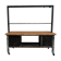 Industrial Island Counter in Steel and Walnut, 1970s
