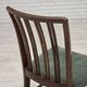 1960s, set of 6 Danish dining chairs, furniture wool, oak wood.