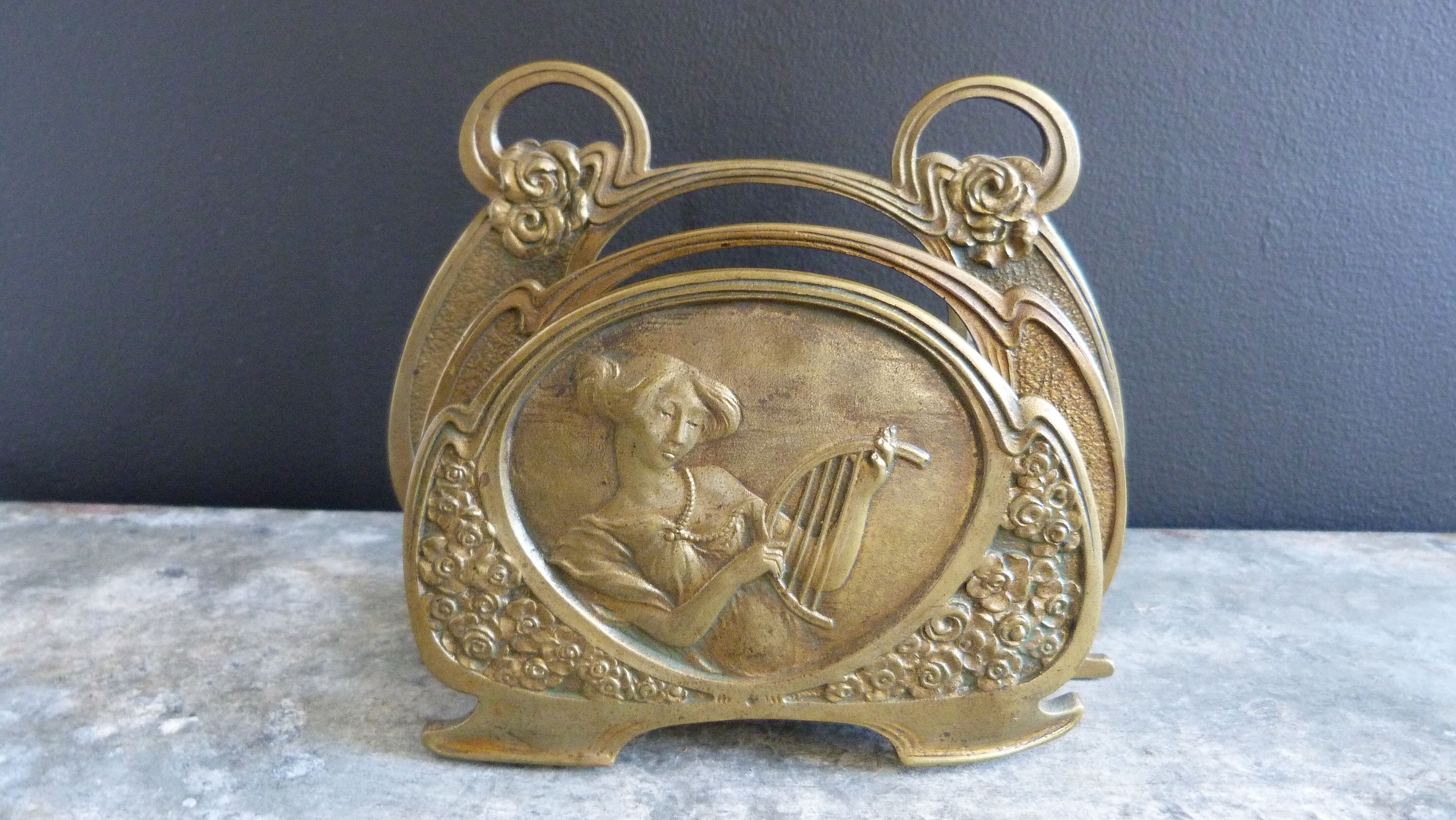 Mail door art nouveau 1900