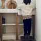 Wooden children's footboard