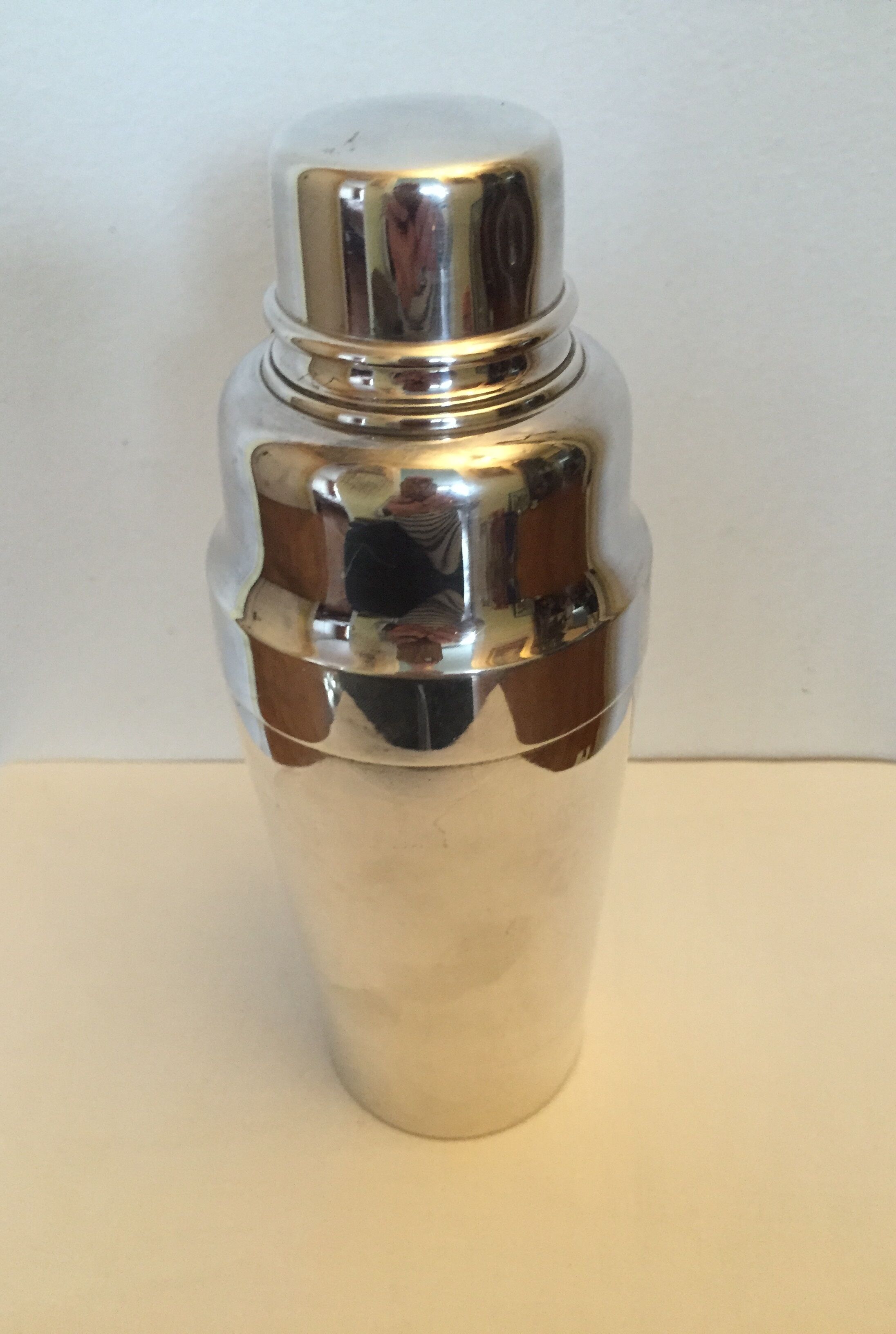 Christofle silver metal shaker