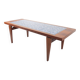 Table basse danoise en palissandre et céramique