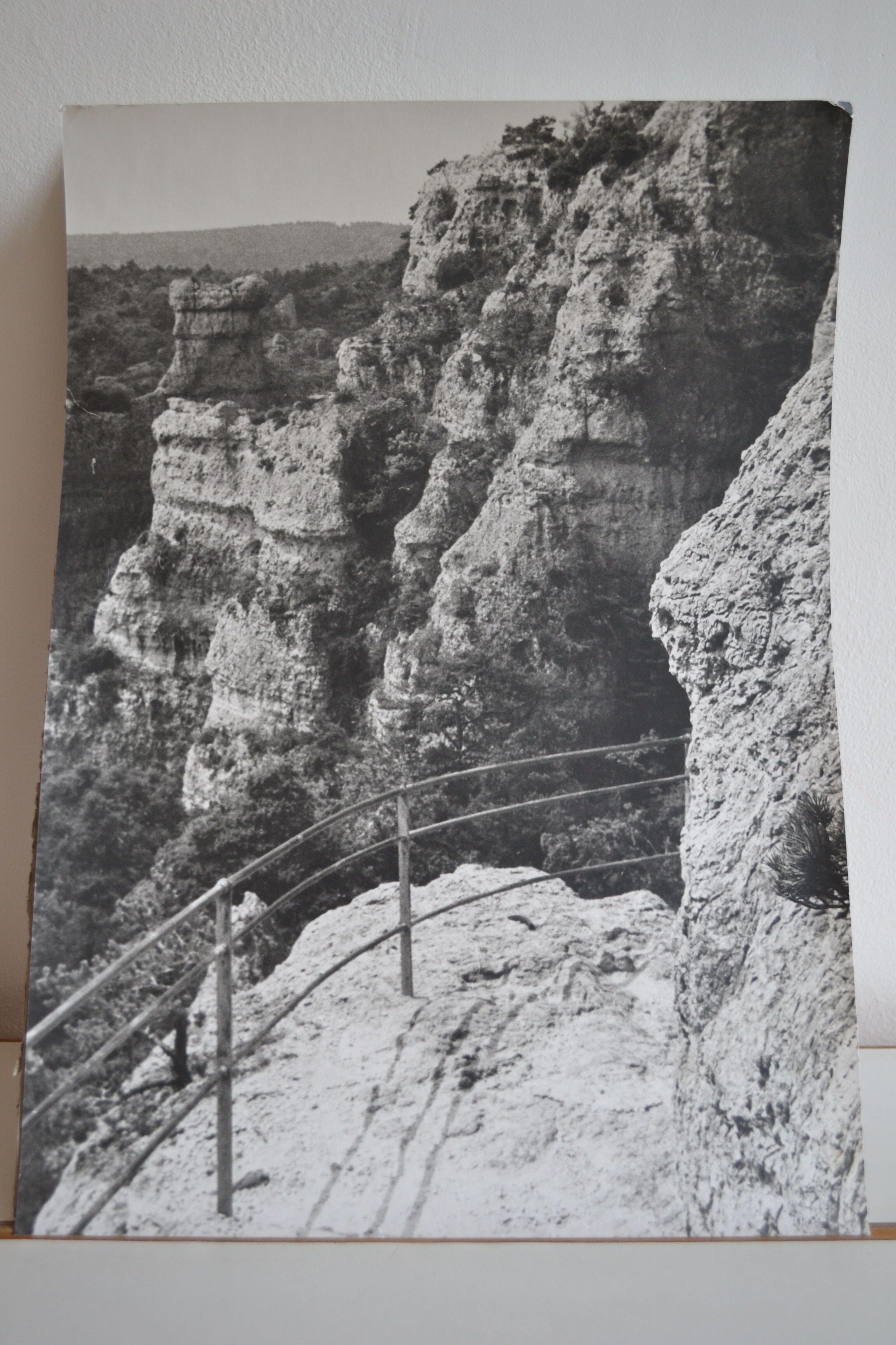 Anonymous silver photo gorges du verdon circa 1970