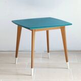 Coffee table oak compass legs revisited