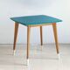 Coffee table oak compass legs revisited