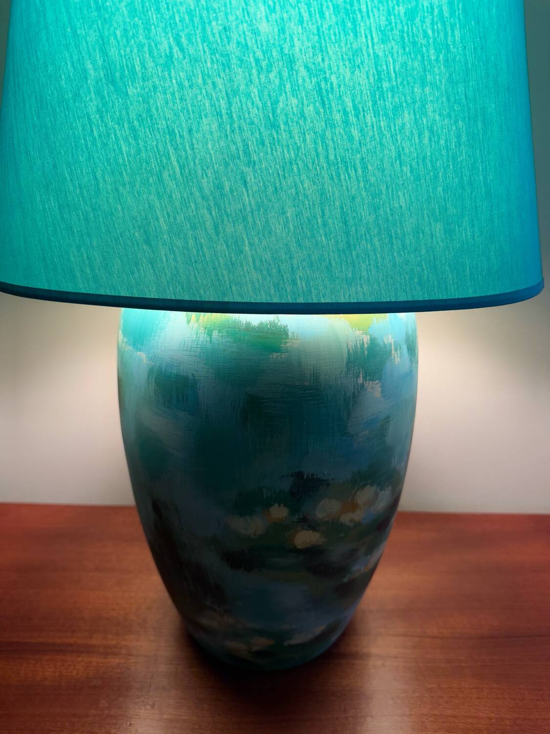Louis Drimmer “Water Lilies” lamp from the 80s