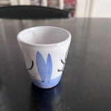 6 ceramic cups hand painter