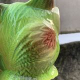 Pichet zoomorphe chouette/hibou vert