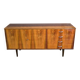 Violetta sideboard/chest of drawers in walnut and mahogany, Piotrkowskie Fabryki Mebli, Poland, 1960.