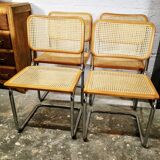Lot of 4 Marcel Breuer B32 chairs