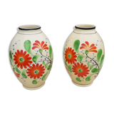 Paire de vases Boch La Louvière