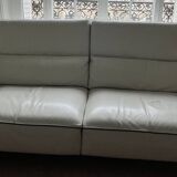 French leather sofa
