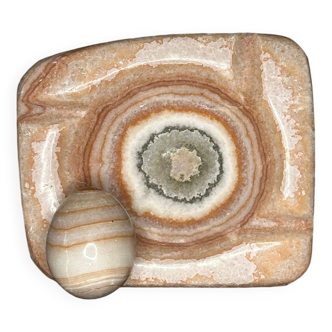XL marble ashtray with egg
