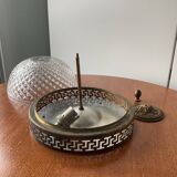 Ceiling lamp half old globe