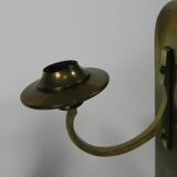 Set of 2 brass Art Nouveau candlesticks, circa 1910