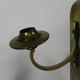 Set of 2 brass Art Nouveau candlesticks, circa 1910