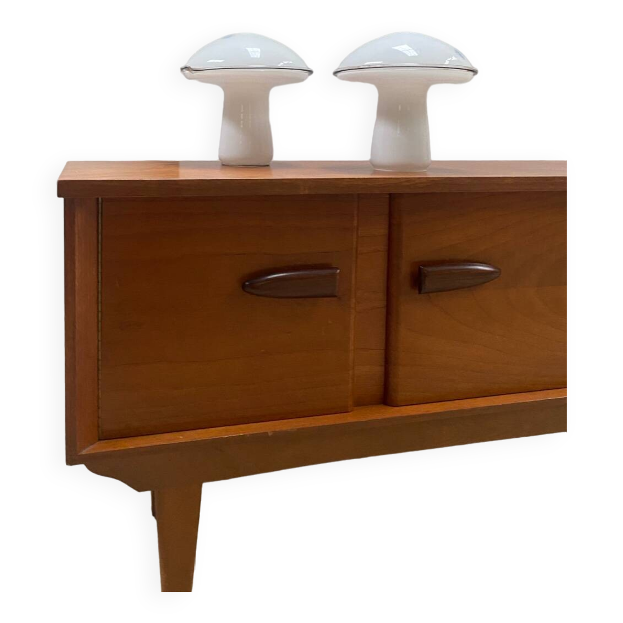 Murano glass mushroom lamps