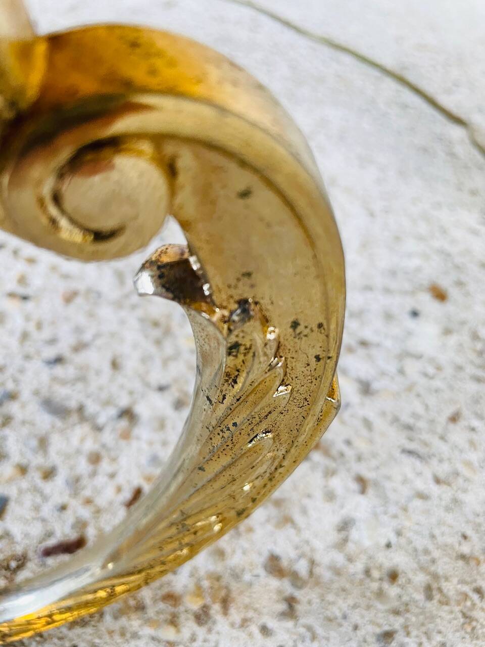 Vintage brass floor lamp, tripod circa 1960s