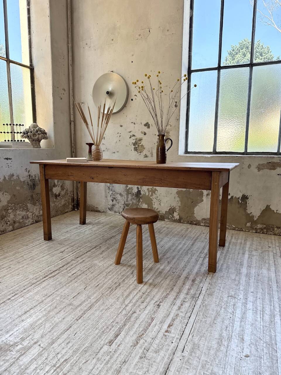 Cherry farmhouse table 1m8