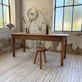 Table de ferme en cerisier