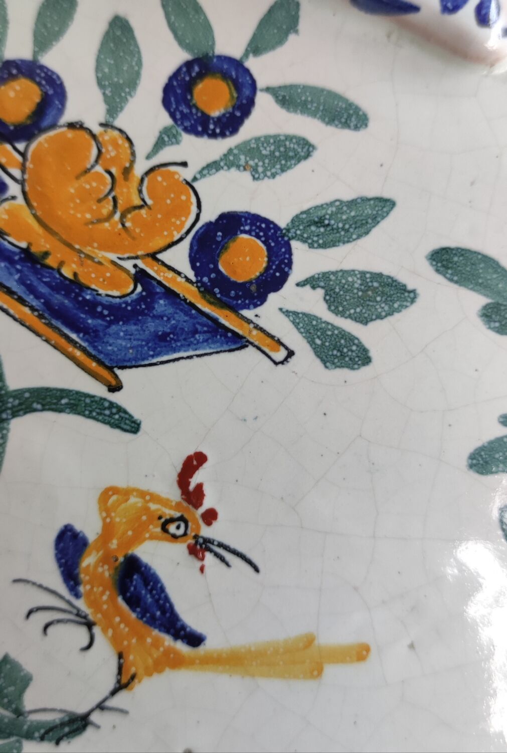 Ancienne soupière vieux Rouen 19 ème siècle