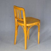Curved wooden workshop chair Horgen Glarus (CH) 1950, not Thonet bistro.