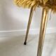 Pair of Pelfran chairs in yellow-orange moumoute