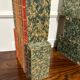 Front of fake leather books for bookcase