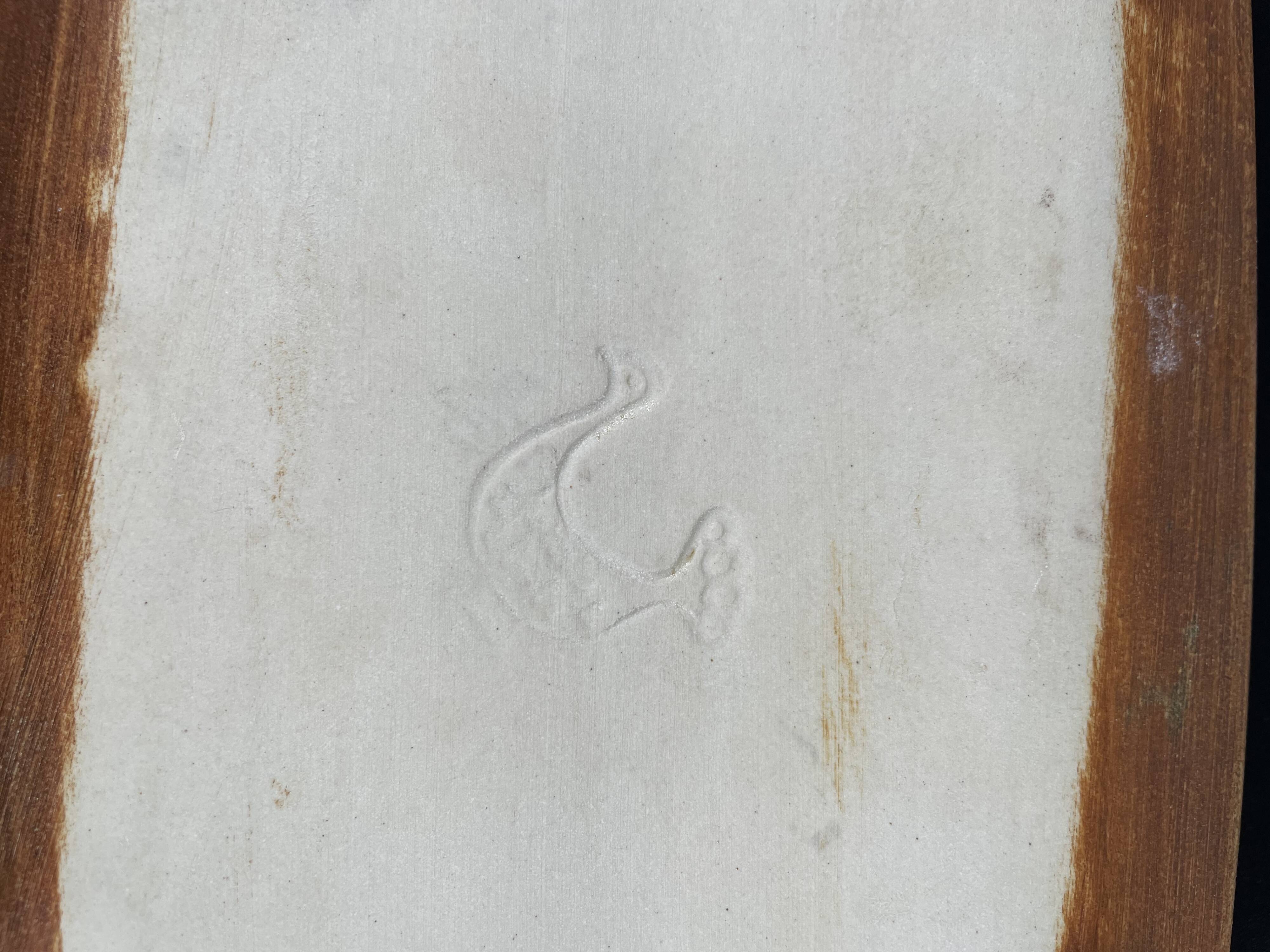 Ceramic dish / pocket emptier signed Atelier de la Colombe in Vallauris