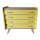 Vintage chest of drawers restyled feet compass