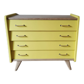 Vintage chest of drawers restyled feet compass